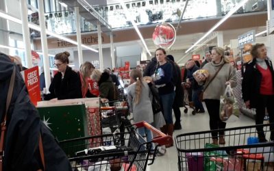 Kerstpuzzelspeurtocht in Tesco